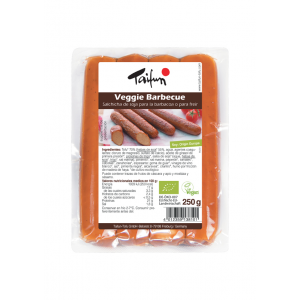 refrig salchichas veggie bratwurst sabor barbacoa bio 250 g