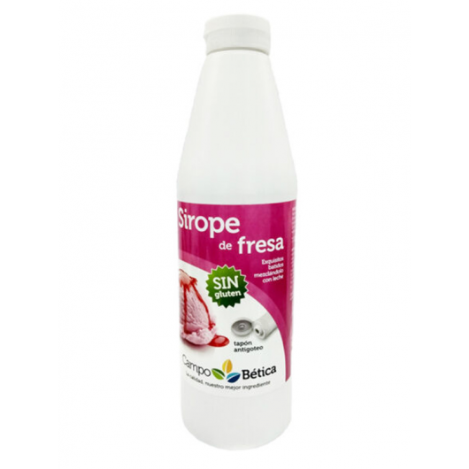 sirope bio de fresa vegano 1200 gr