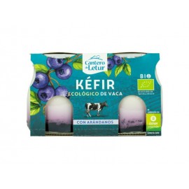 refrig kefir de vaca con arandanos bio 2x125g