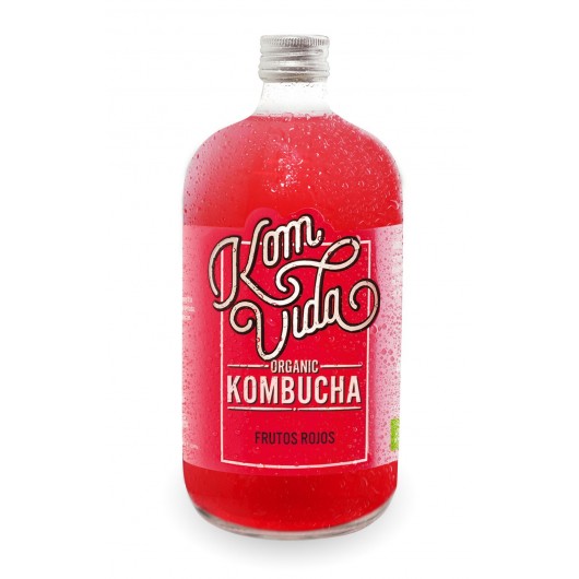 refrig komvida kombucha frutos rojos 750 ml