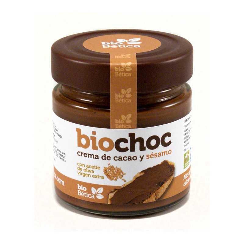 biochoc crema de cacao sesamo bio 200gr cristal