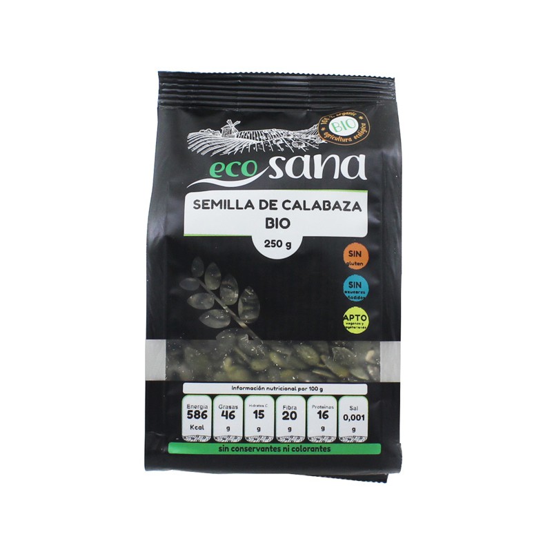 semilla calabaza 250gr bio ecosana