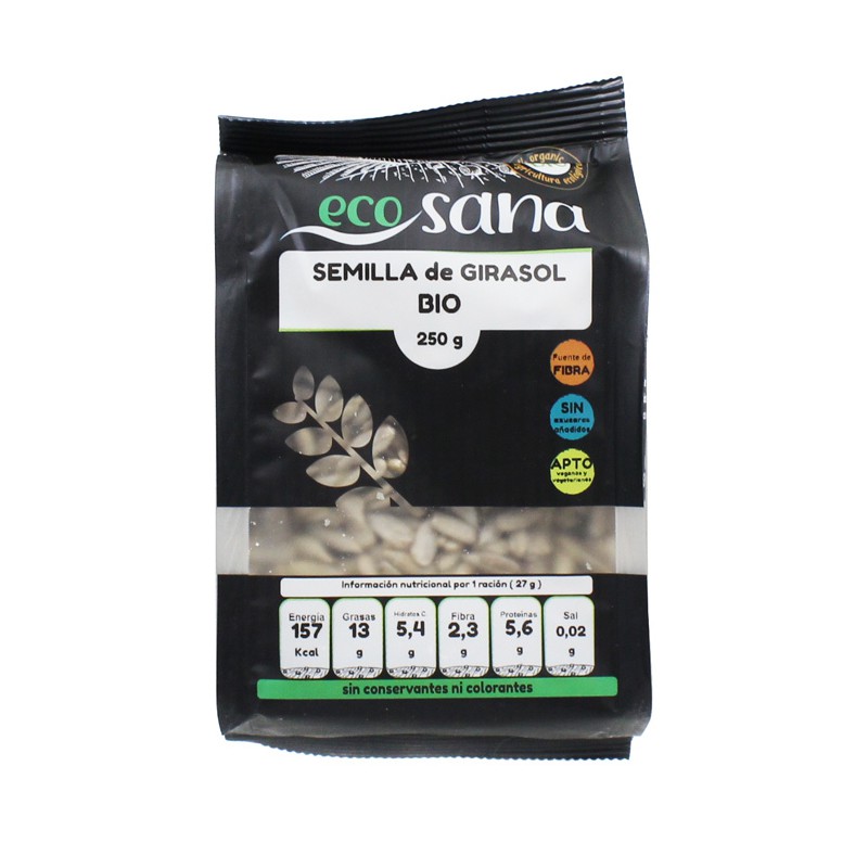 semilla girasol bio 250gr ecosana