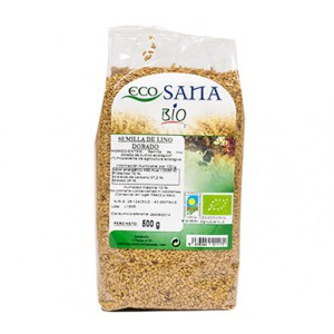 semilla lino dorado bio 500gr ecosana