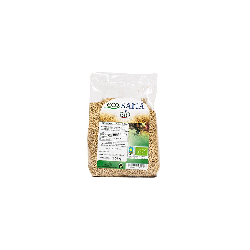 sesamo tostado bio 250gr ecosana