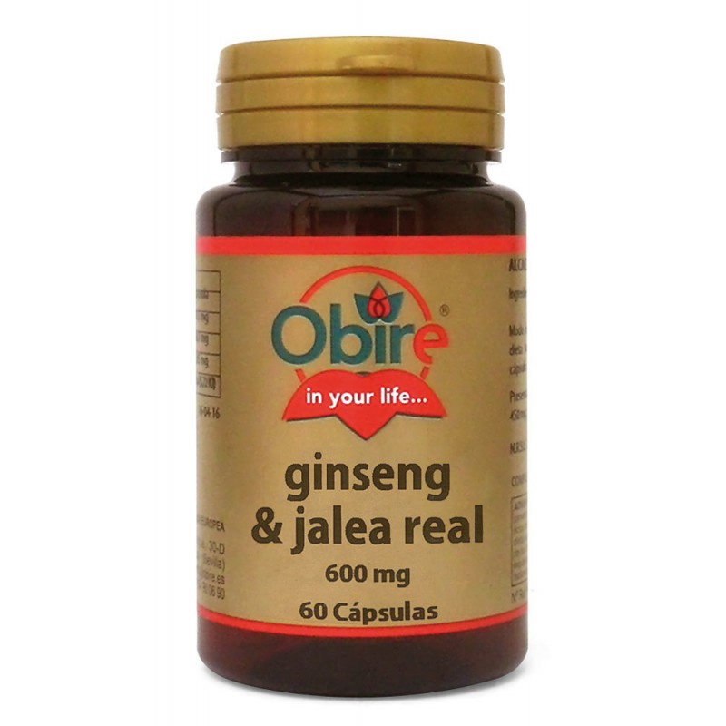 ginseng y jalea real 600mg 60caps