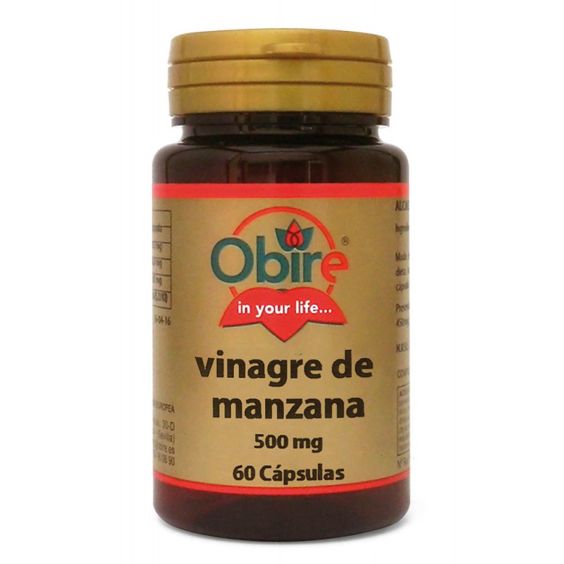 vinagre de manzana 500mg 60caps