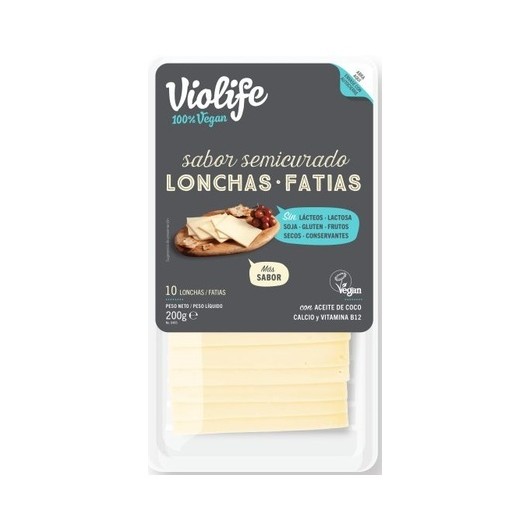 refrig lonchas veganas estilo semicurado violife 200 g