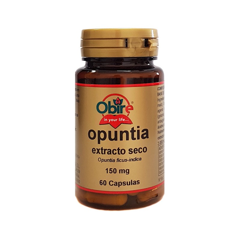 opuntia extracto seco 150mg 60caps