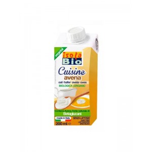 crema para cocinar de avena bio 200 ml