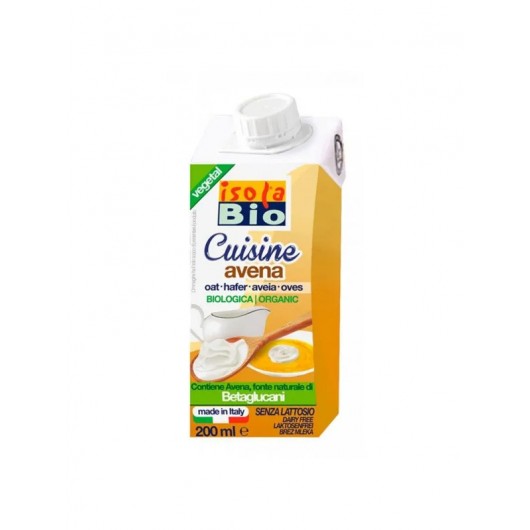 crema para cocinar de avena bio 200 ml