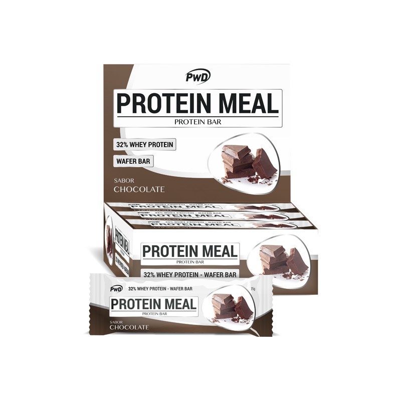 barrita chocolate protein meal 35gr sin azucar a adido