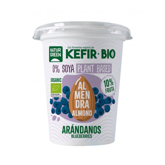 refrig kefir almendra arandanos bio 400 g