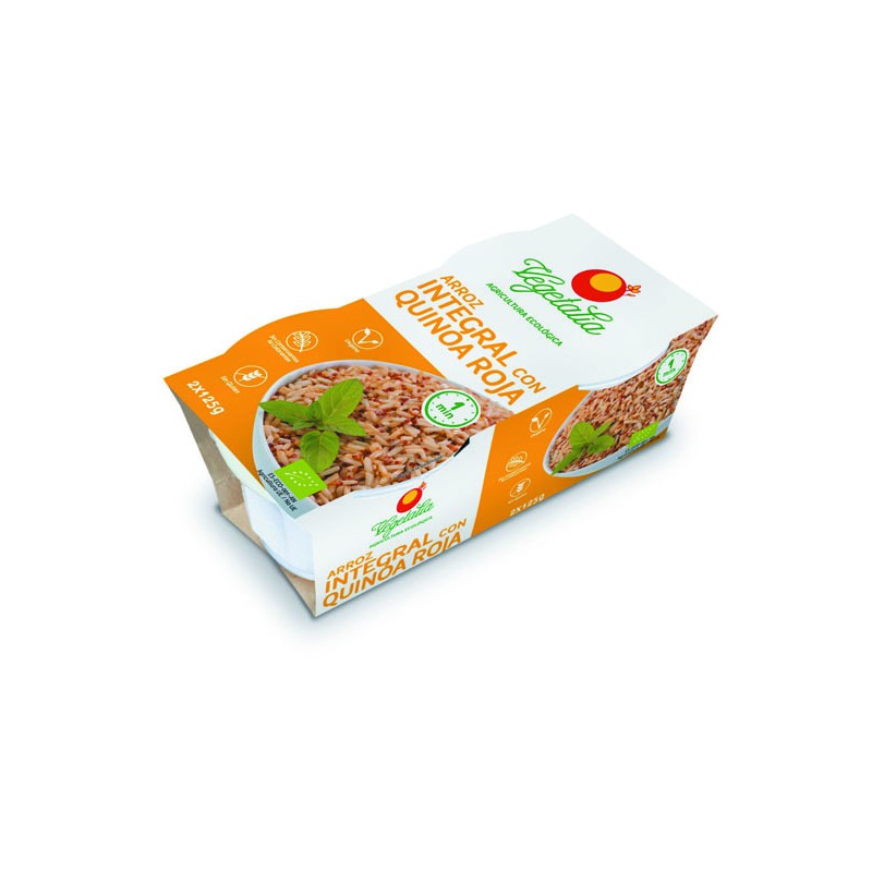 vgt arroz integral y quinoa roja bio precocinado 2x125gr