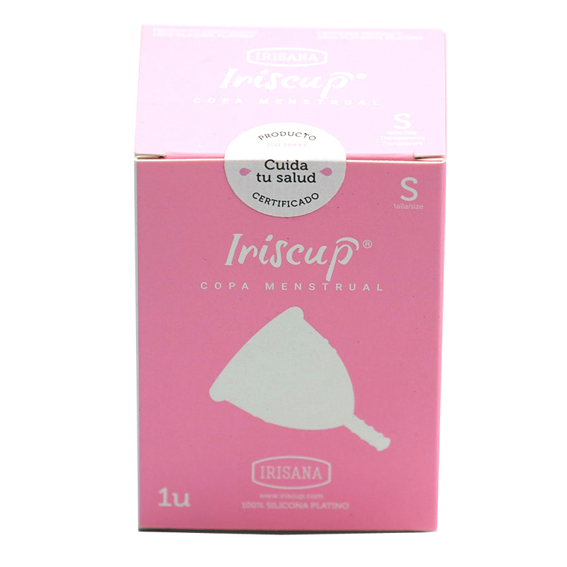 copa menstrual iriscup s transparente