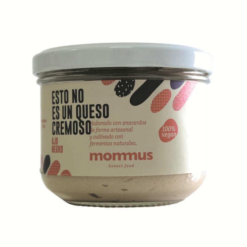 refrig no es queso cremoso ajo negro 115 g