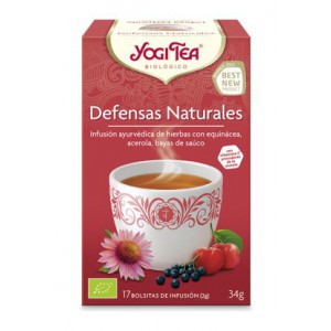 yogi tea defensas naturales bio 17 bolsitas